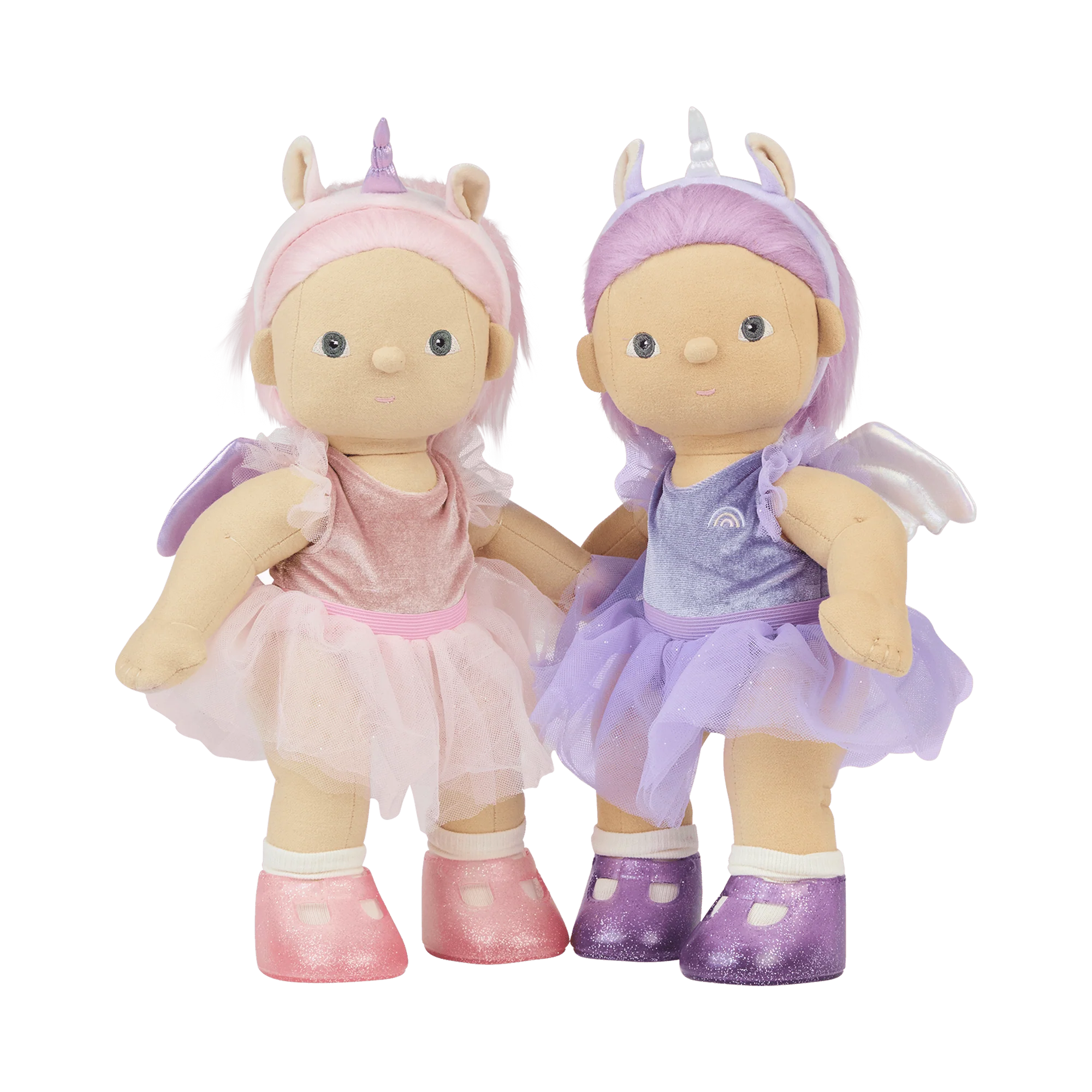 OlliElla Dinkum Dolls Pixie bambola in cotone unicorno