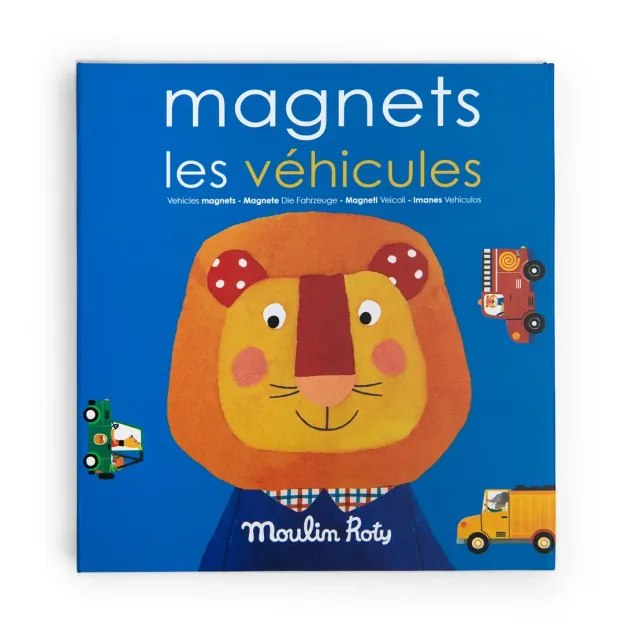 Moulin Roty Popipop I Veicoli gioco magnetico 20 magneti