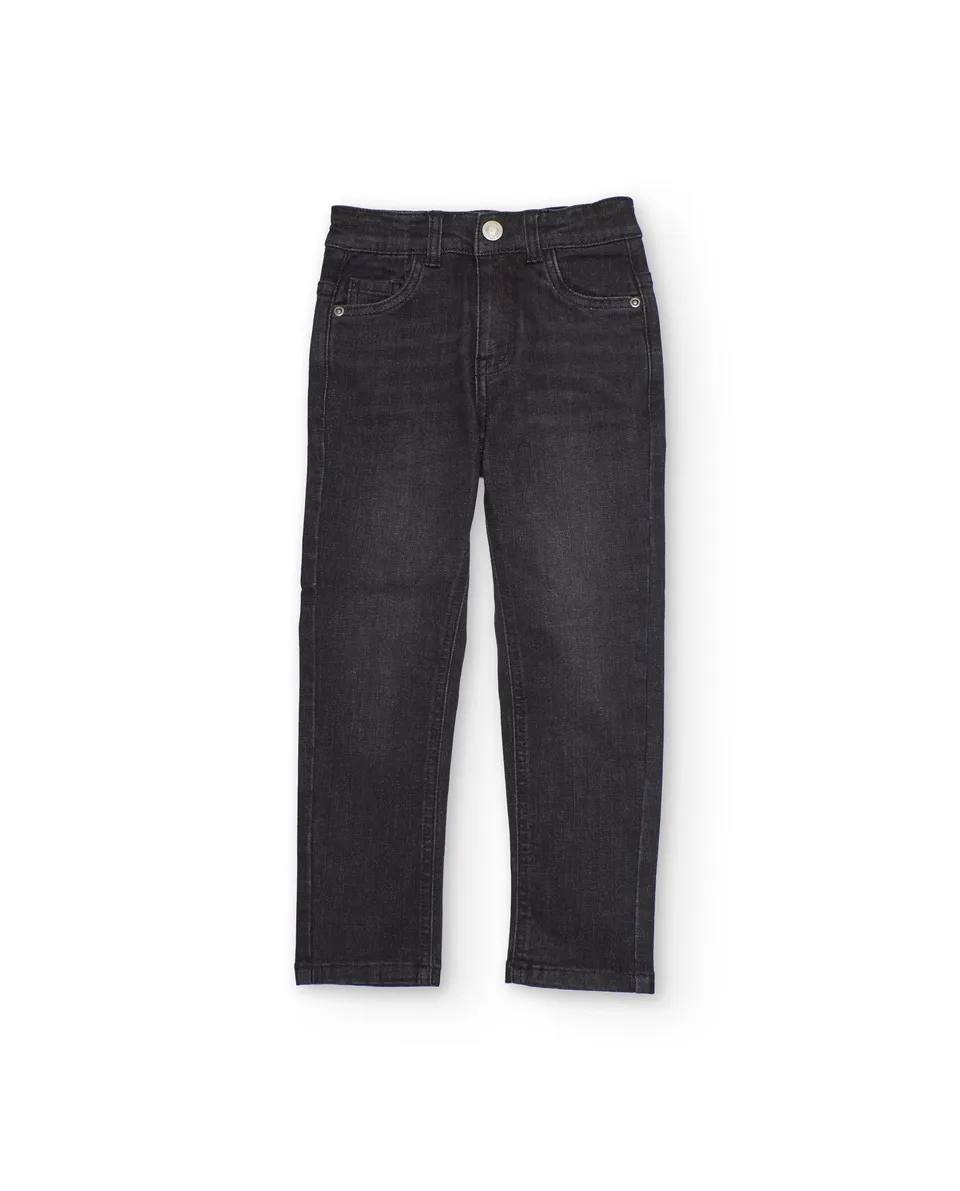 Tuc Tuc jeans bambino nero denim cinque tasche