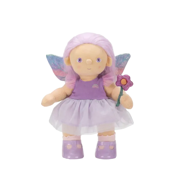 Olli Ella Dinkum Dolls Fairy Evie bambola cotone con bacchetta