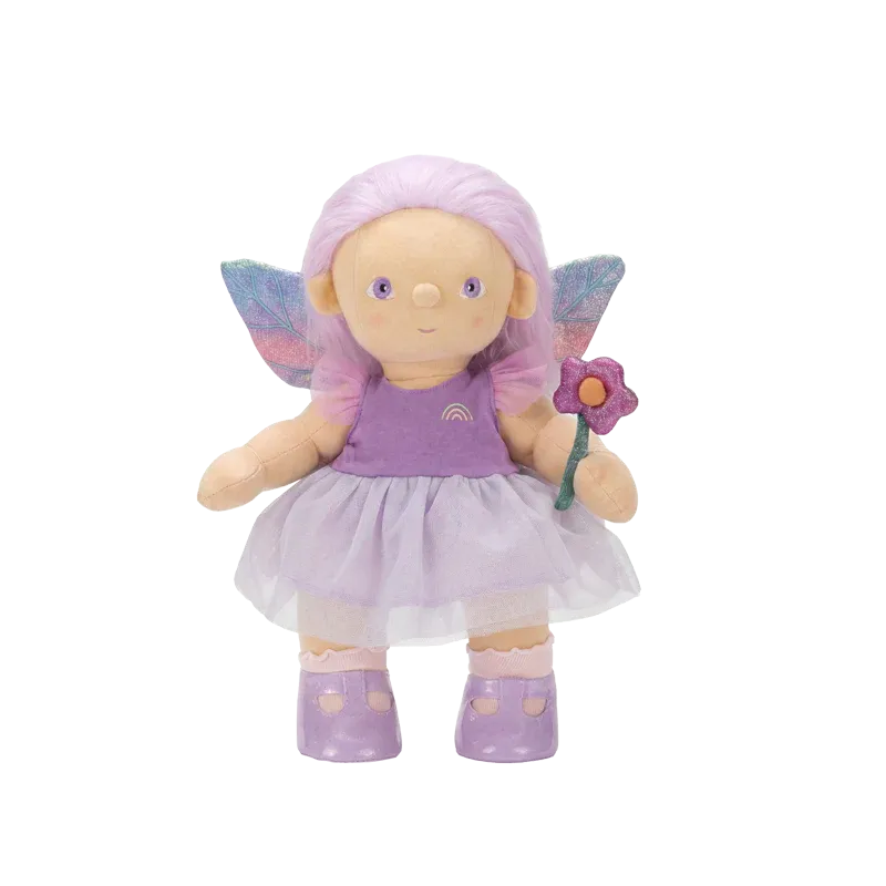Olli Ella Dinkum Dolls Fairy Evie bambola cotone con bacchetta