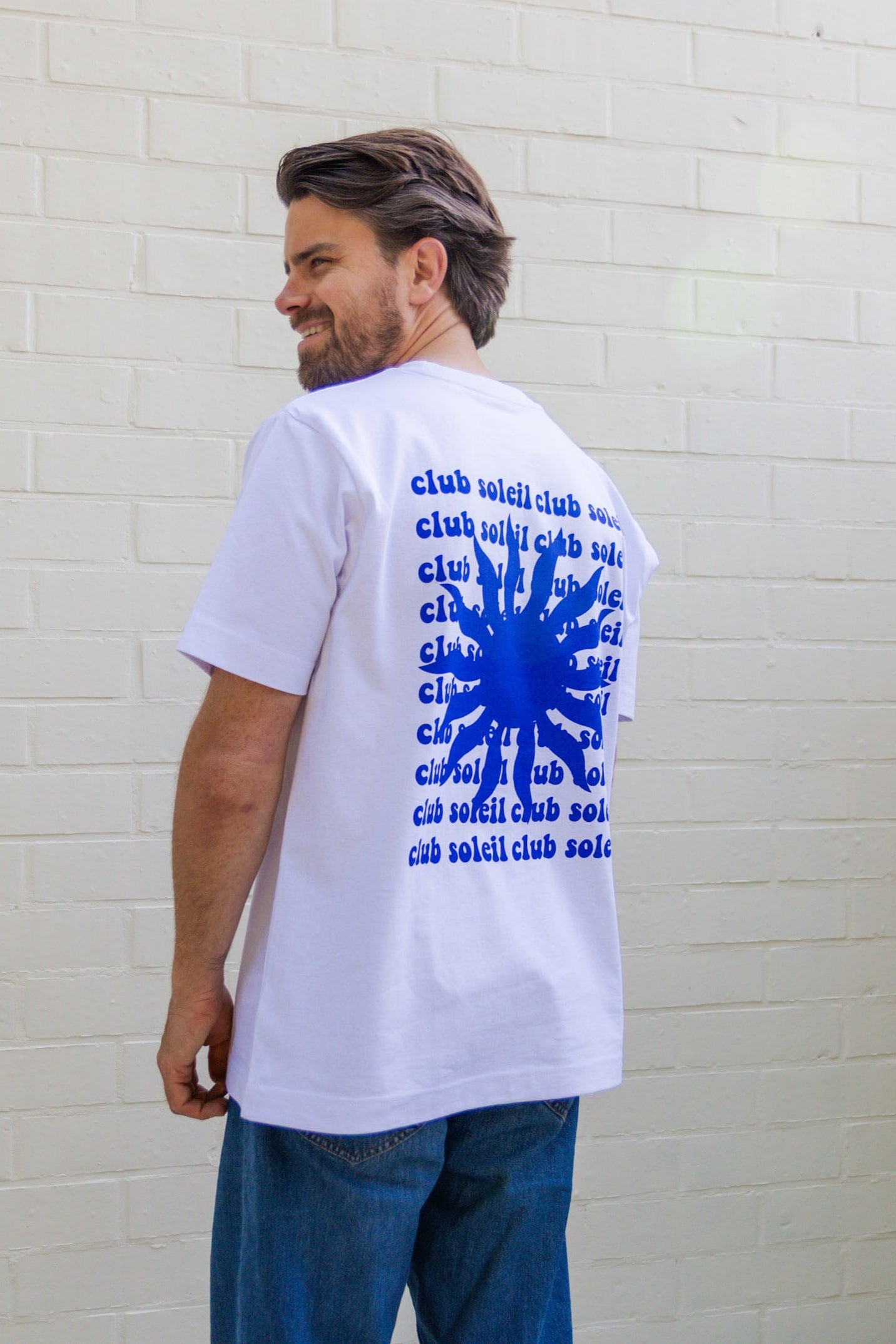 Ella and Rapha Club Soleil t-shirt bianca cotone
