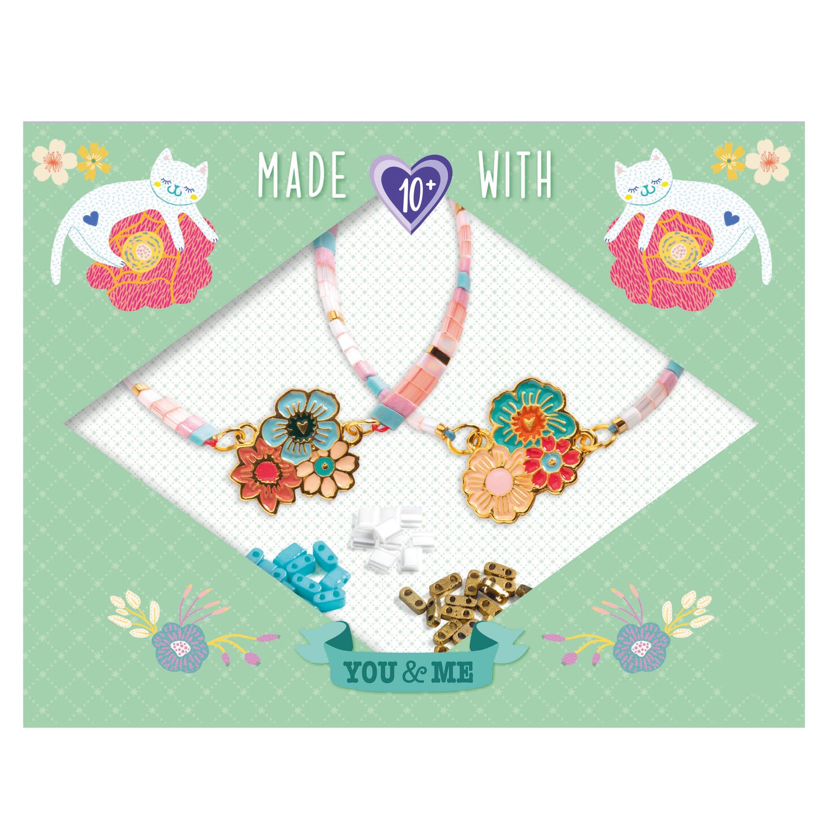 Djeco You&Me Flower kit braccialetti 2 pezzi
