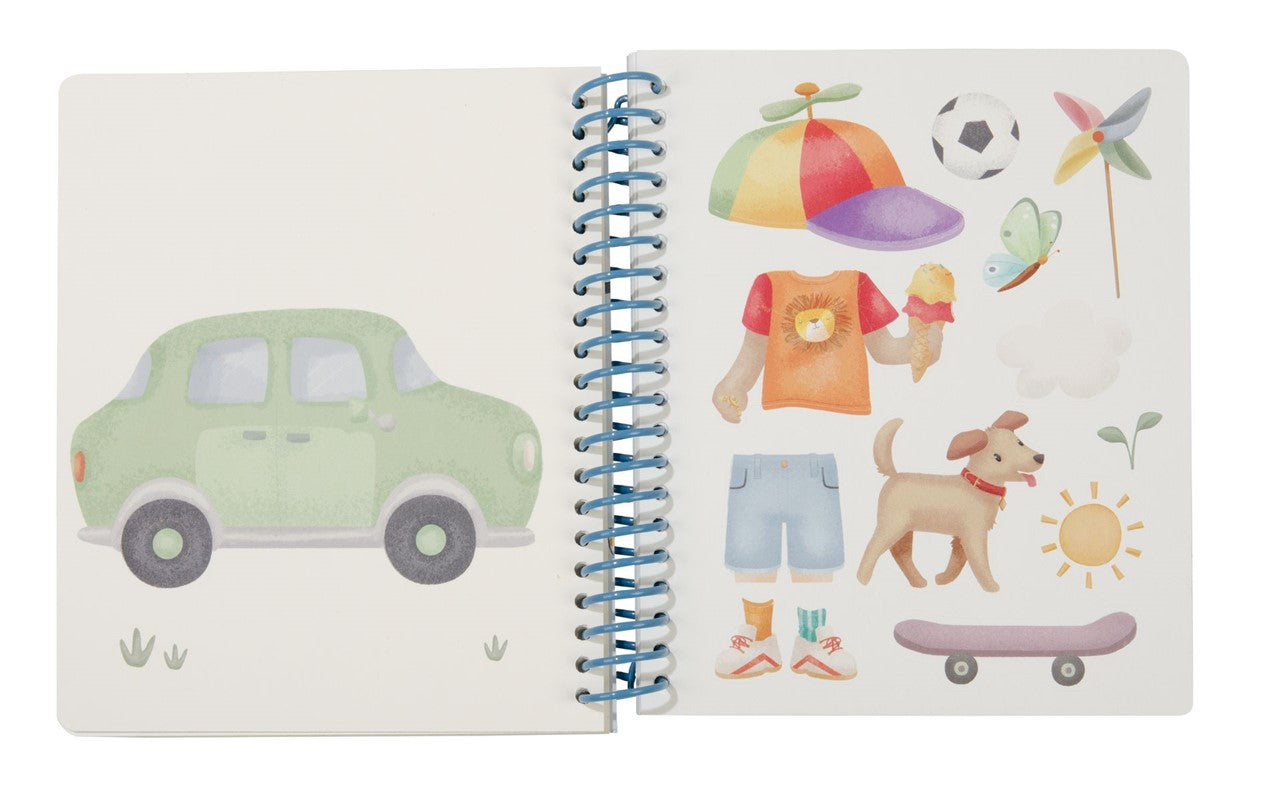 Little Dutch Jim & Friends libro con adesivi 24 pagine