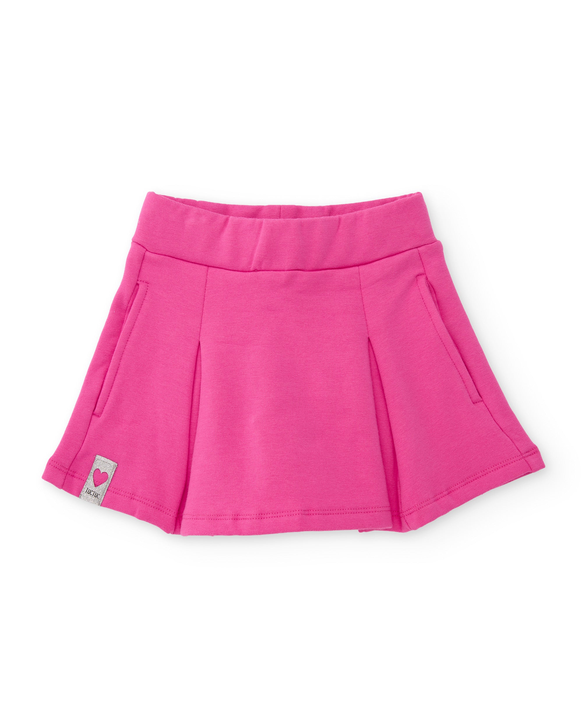 Tuc Tuc gonna pile bimba rosa elastico felpa morbida