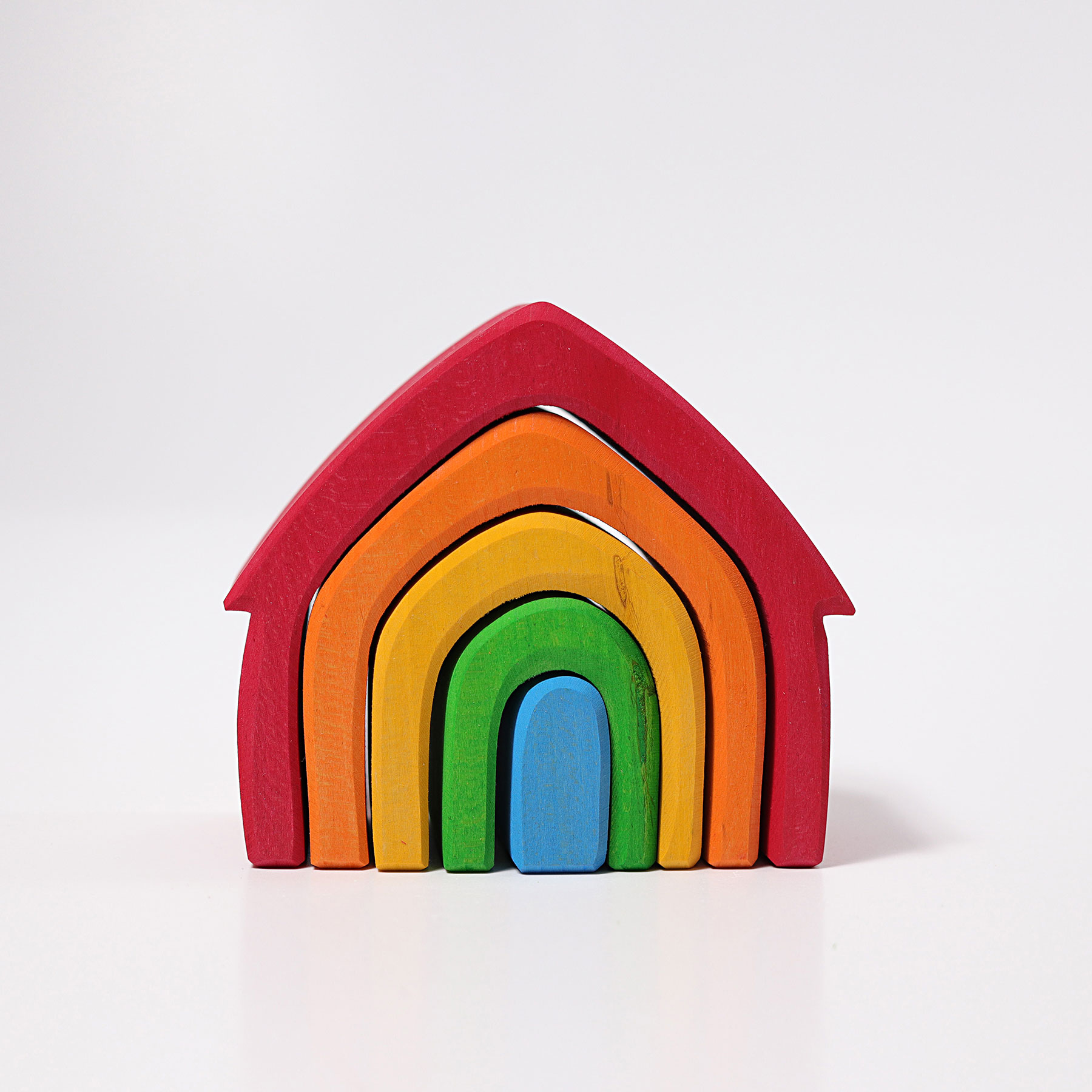 Grimm’s Casa Arcobaleno impilabile legno 5 pezzi