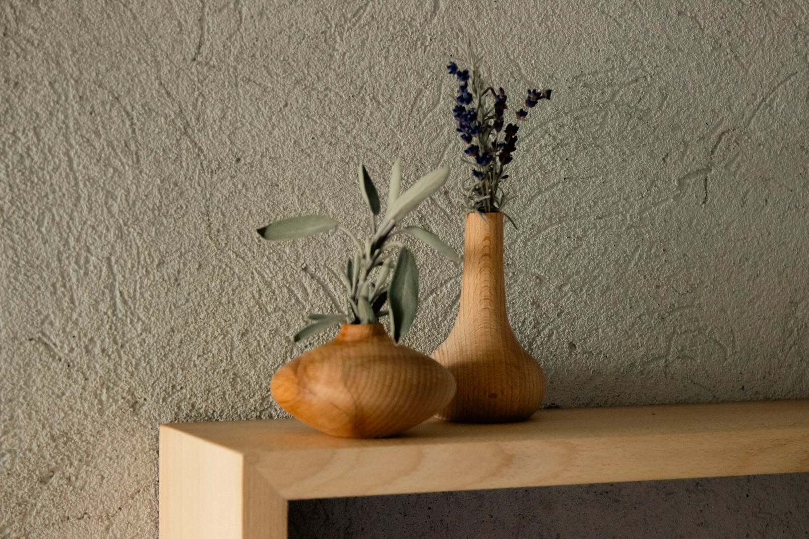 Wooden Story Tiny Flower Pot N1 vaso legno con vetro
