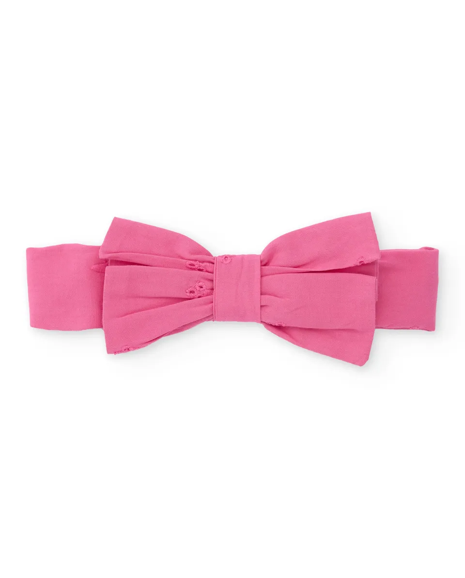 Tuc Tuc fascia neonata fiocco rosa