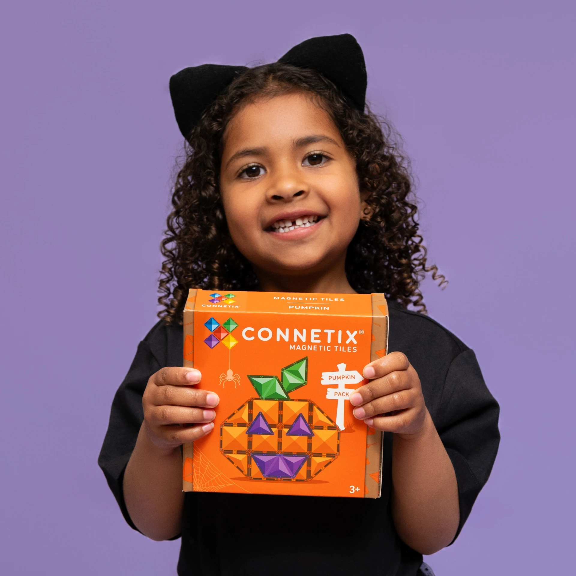 Connetix Halloween Pumpkin Pack costruzioni magnetiche 17 pezzi STEAM