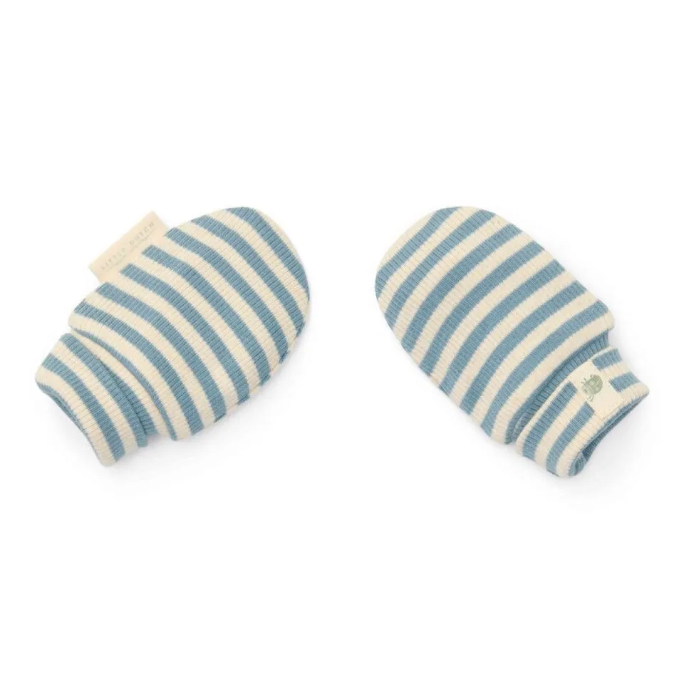 Little Dutch muffole neonato azzurre righe cotone