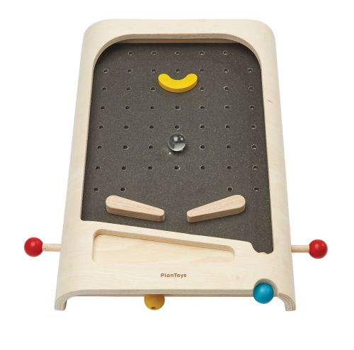 PlanToys Pinball flipper portatile gioco legno bambini
