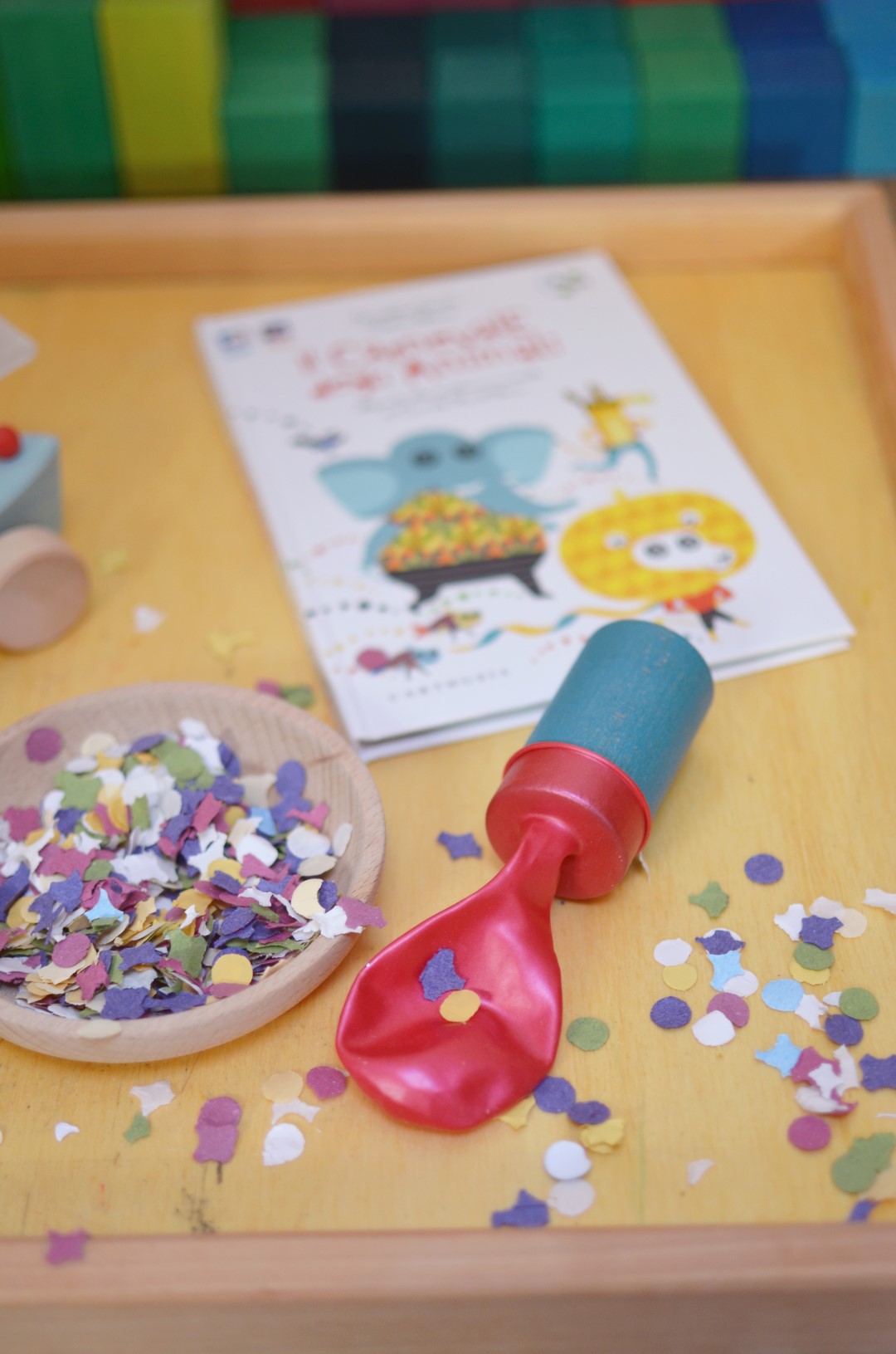 PlayKitBaboo Carnevale degli Animali Playkit Sensoriale con Libro
