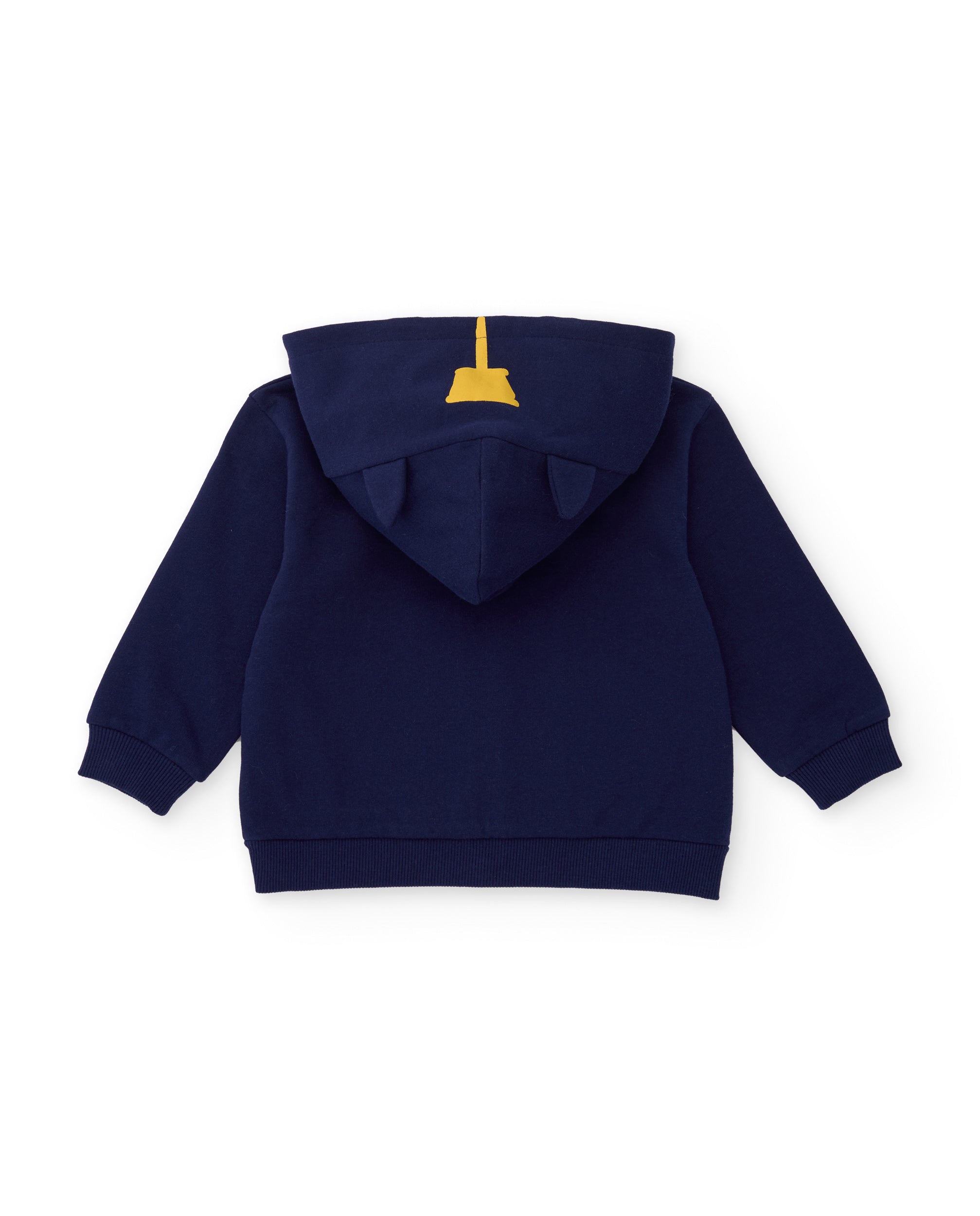 Tuc Tuc tuta bambino felpa blu cappuccio orecchie zip