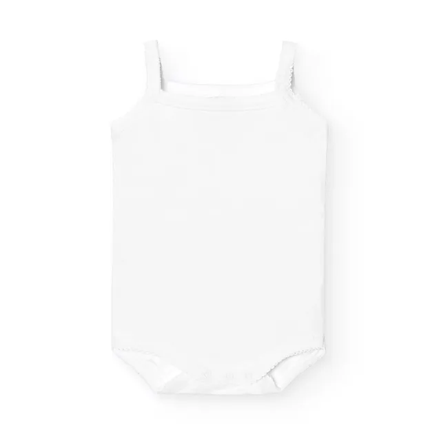Babidu Body Spalline Sottili Bambù 6-9 Mesi