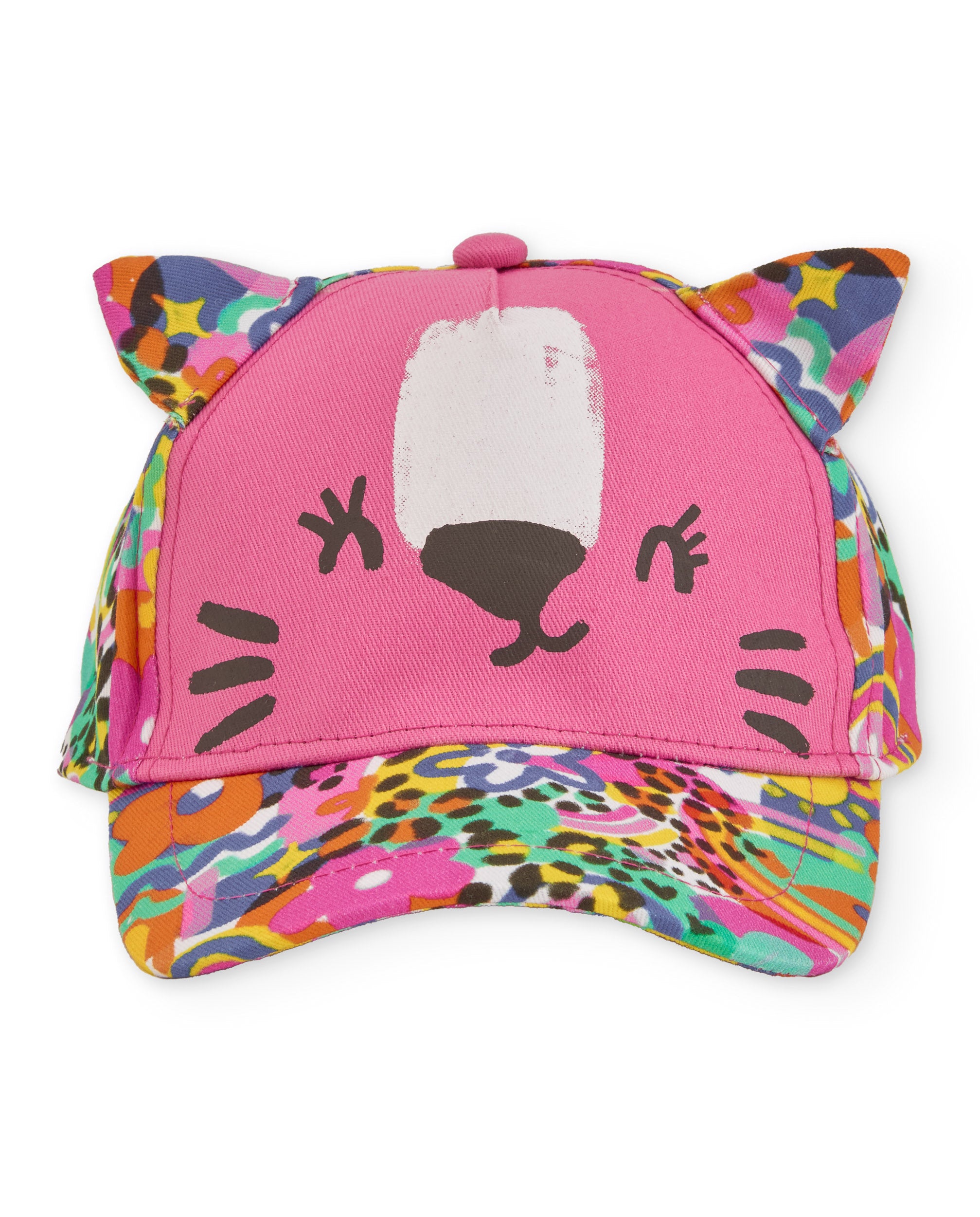 Tuc Tuc cappello bambina rosa con orecchie e visiera
