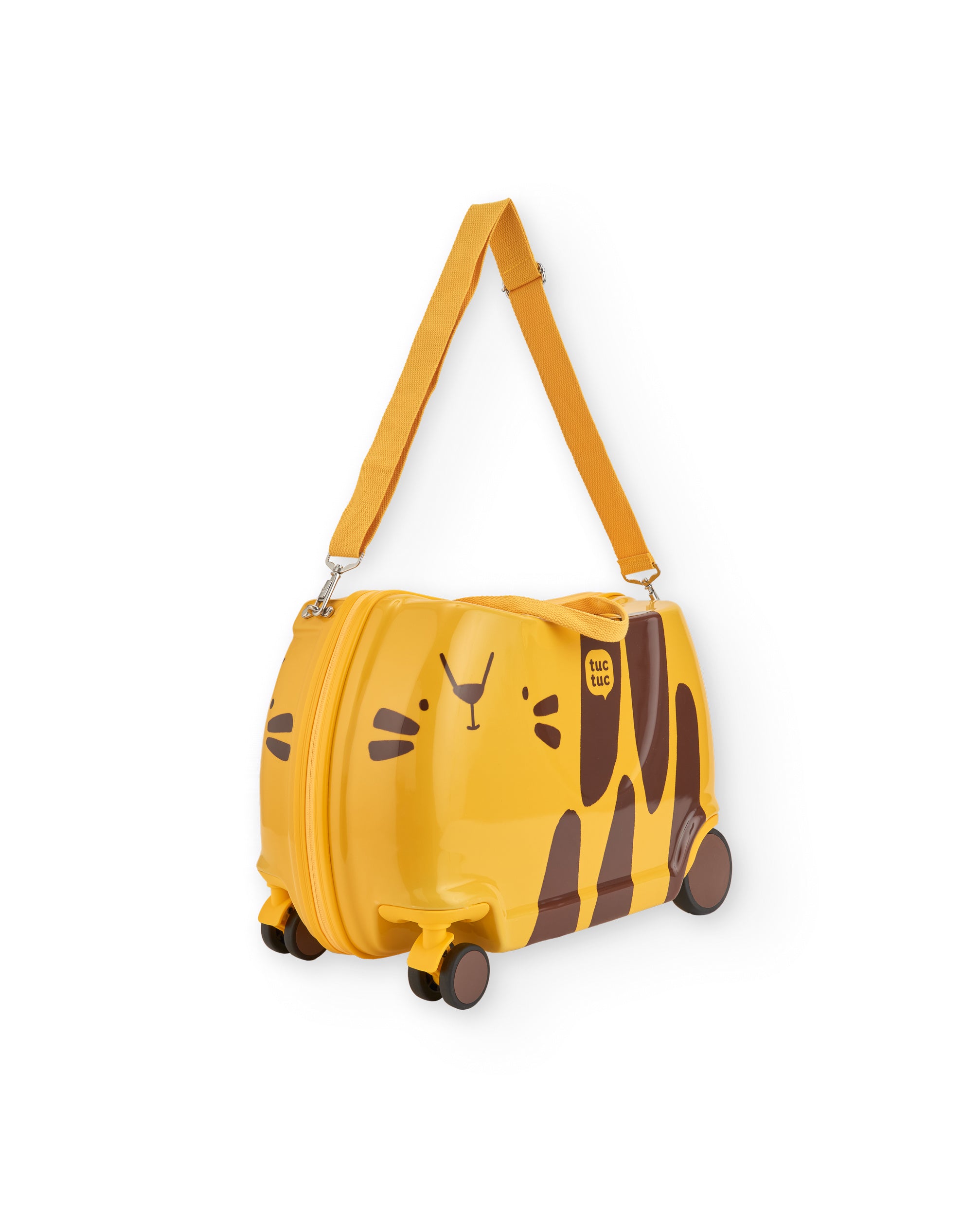 Tuc Tuc valigia rigida bambina tigre gialla