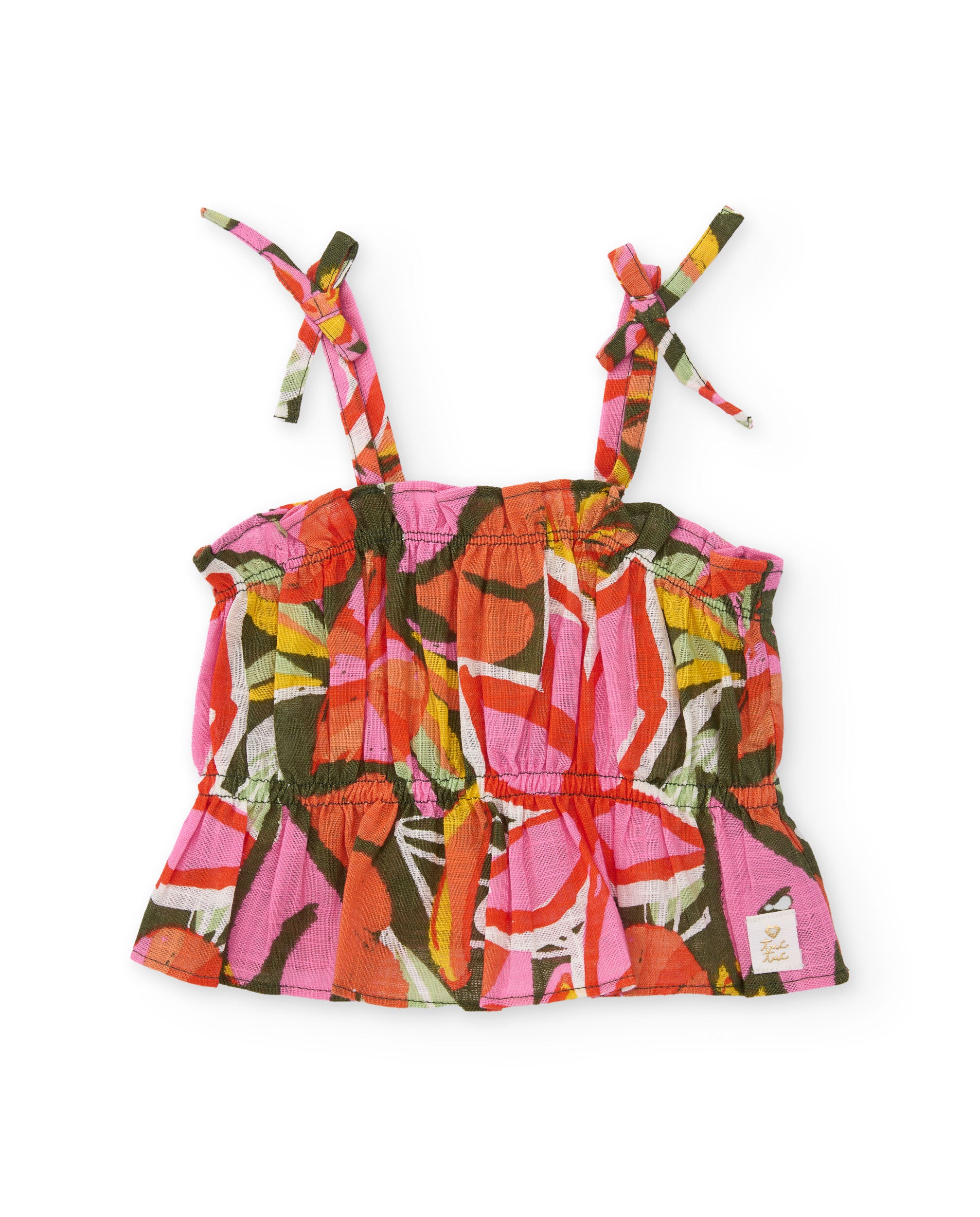 Tuc Tuc top bambina arancione spalline regolabili
