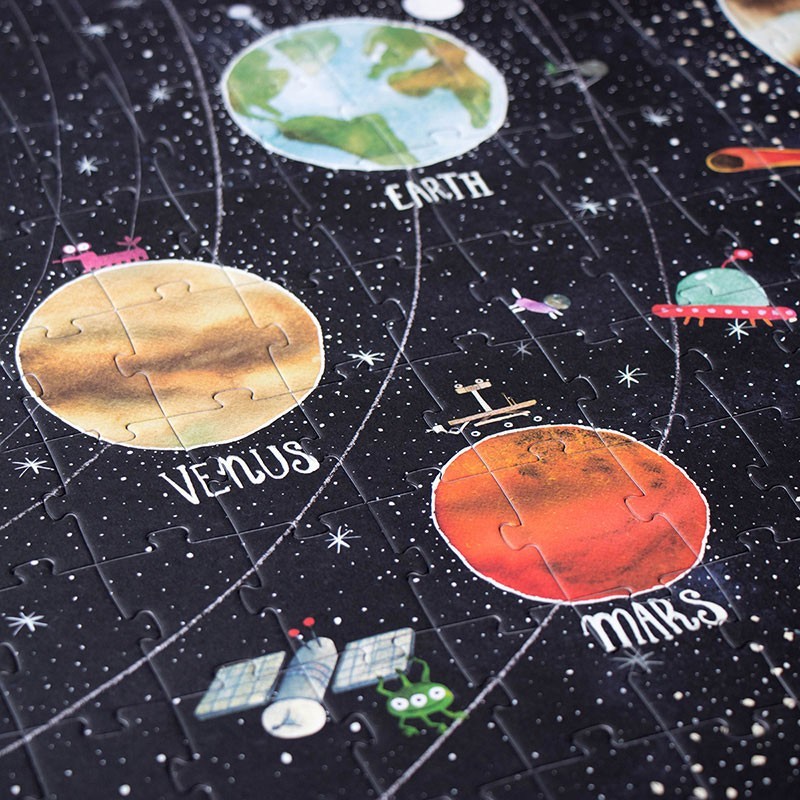 Londji Discover The Planets Puzzle 200 Pezzi Fluorescente