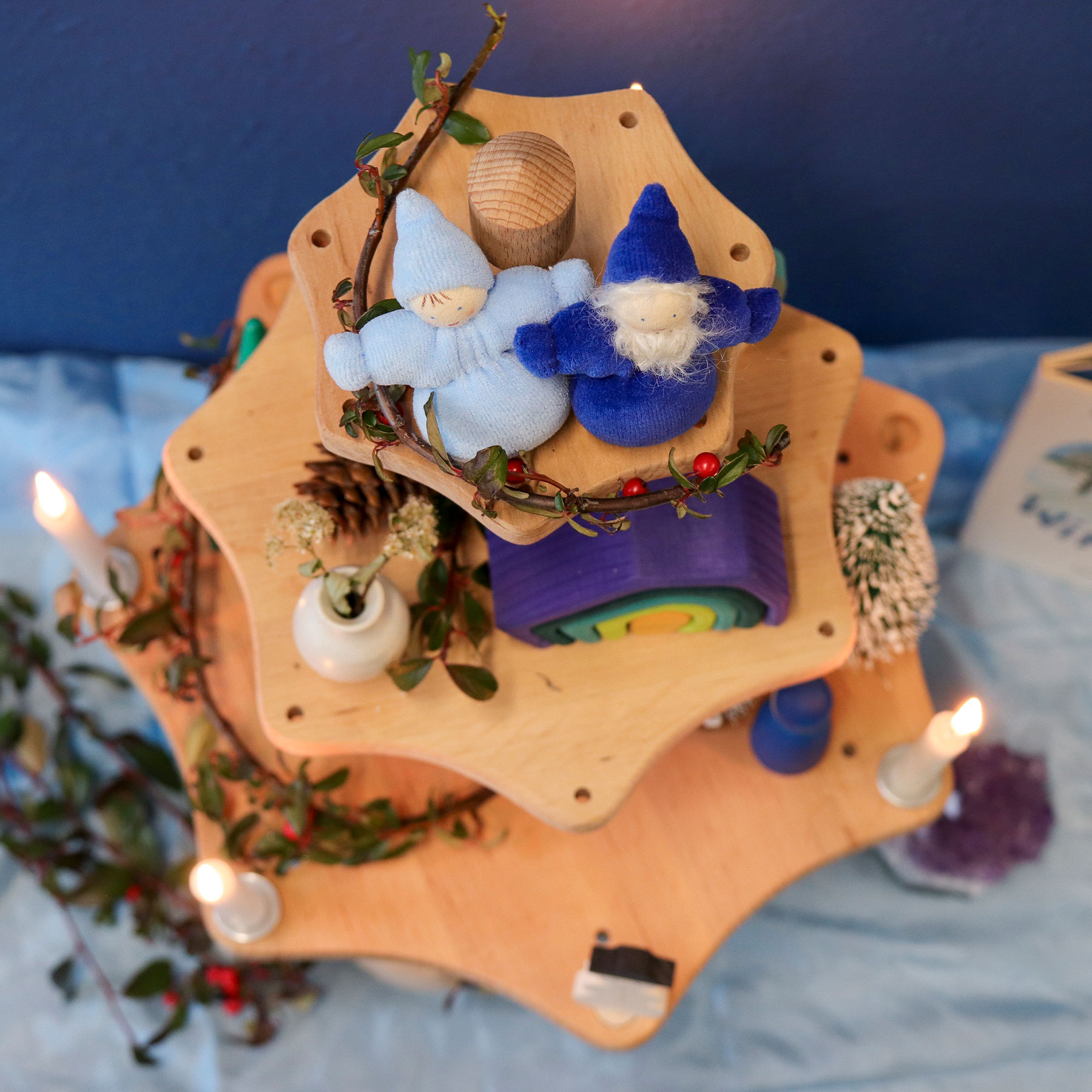 Grimm’s Festivity Stand alzatina stagioni legno