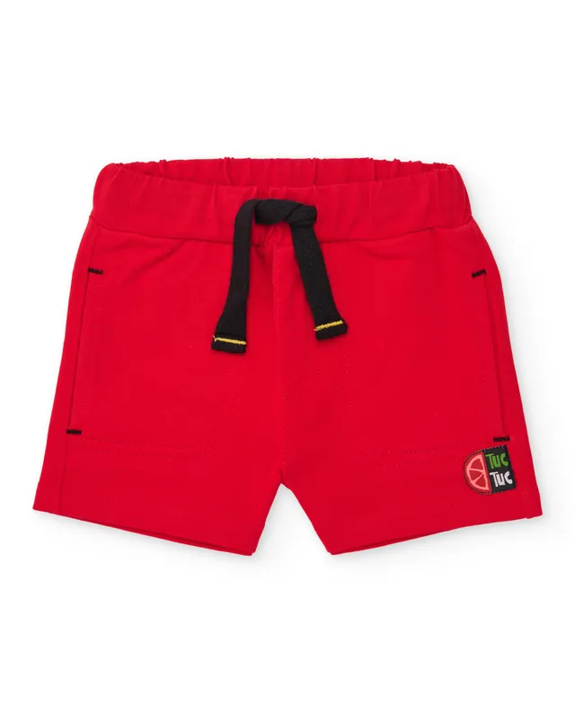 Tuc Tuc bermuda bambino elastico rosso