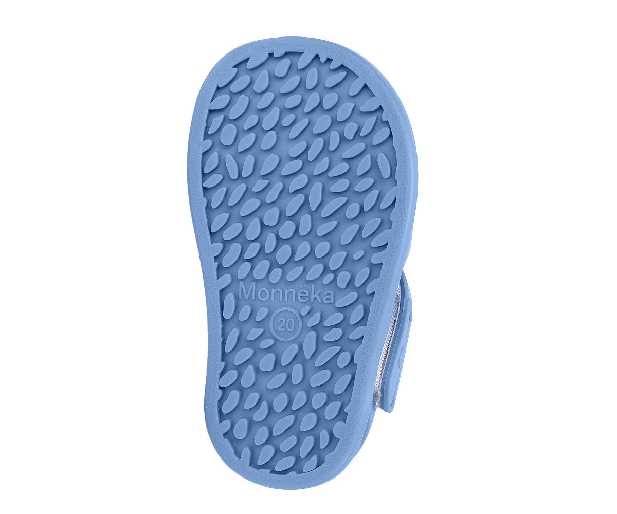 Monneka sandali medusa blu barefoot bambino