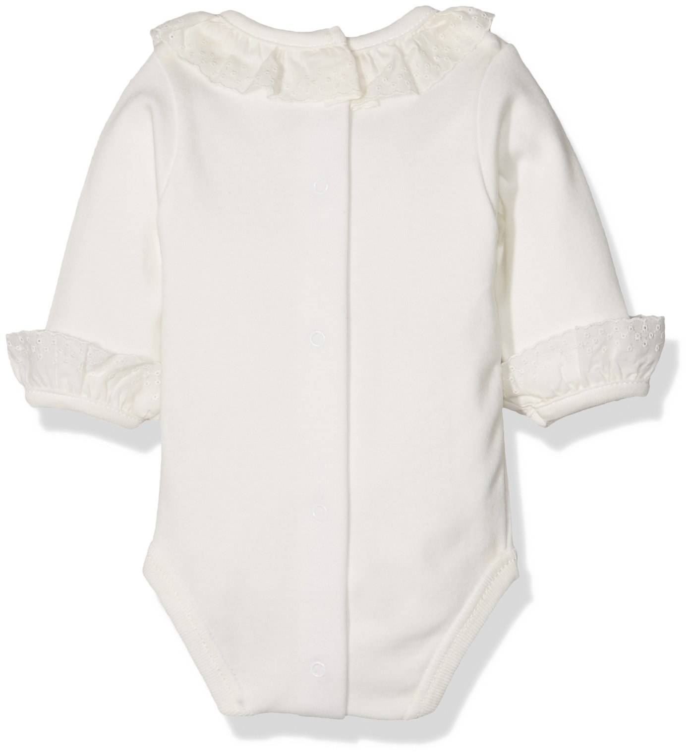 Babidu Collo Batista Body Manica Lunga Cotone 1 Pz Pizzo