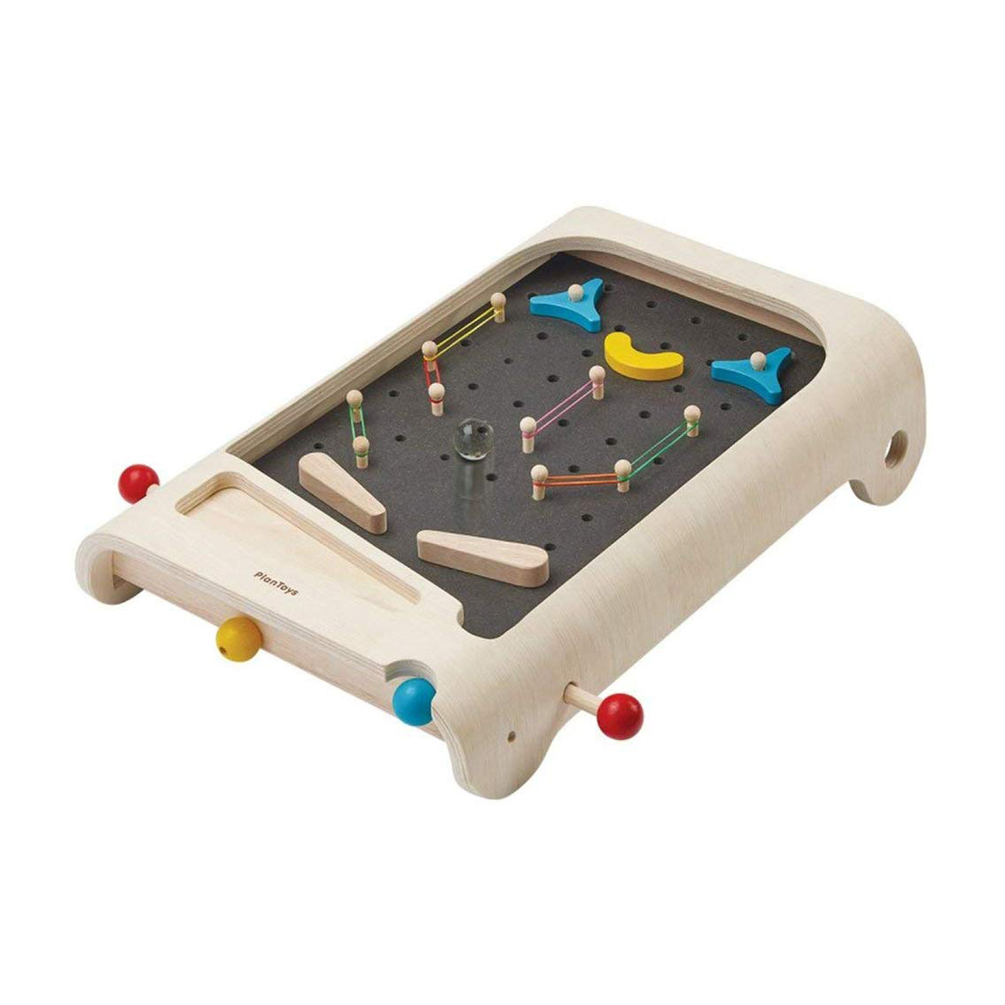 PlanToys Pinball flipper portatile gioco legno bambini