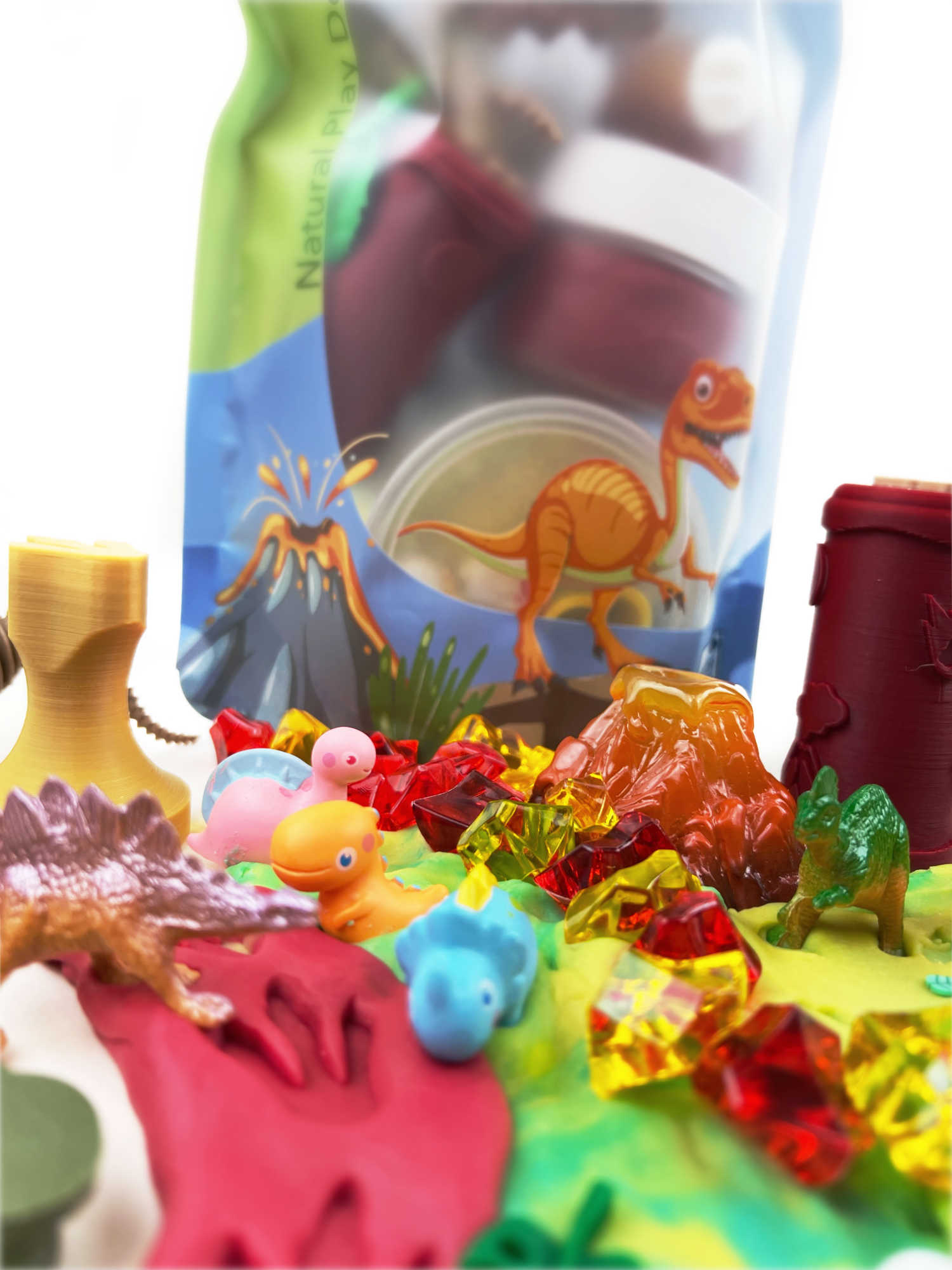 Invitation to Imagine Busy Bag Dinosaur kit pasta modellabile