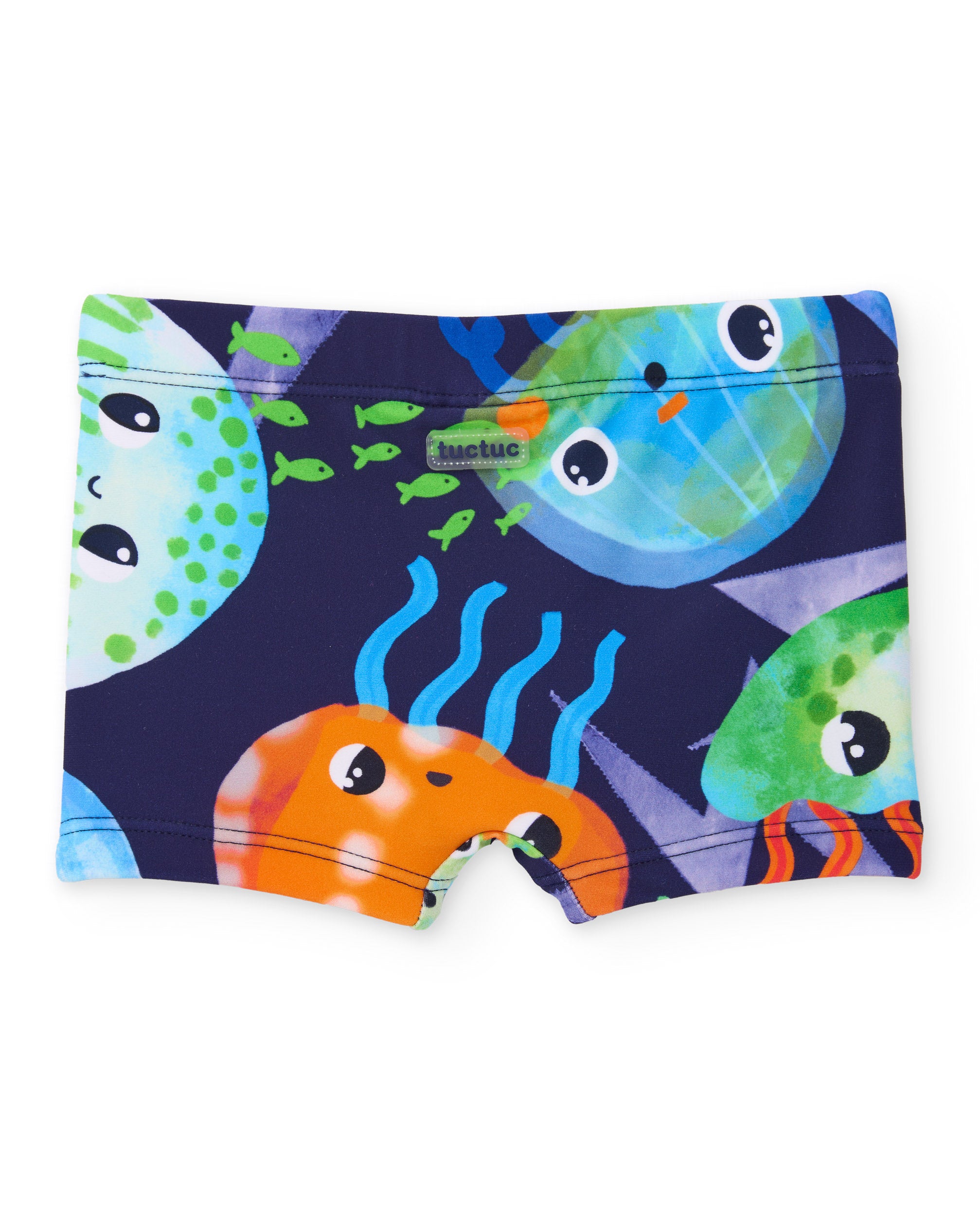 Tuc Tuc costume boxer bimbo blu stampa meduse