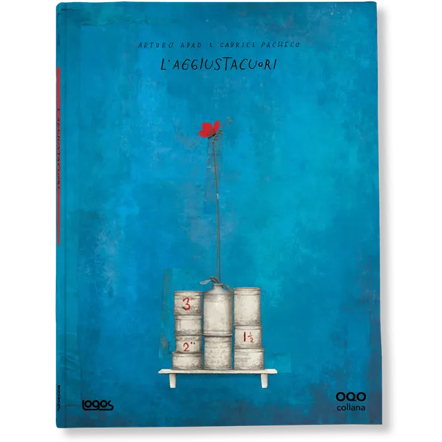 Arturo Abad Aggiustacuori albo illustrato rosso e blu