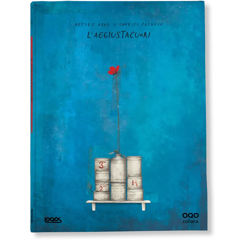 Arturo Abad Aggiustacuori albo illustrato rosso e blu