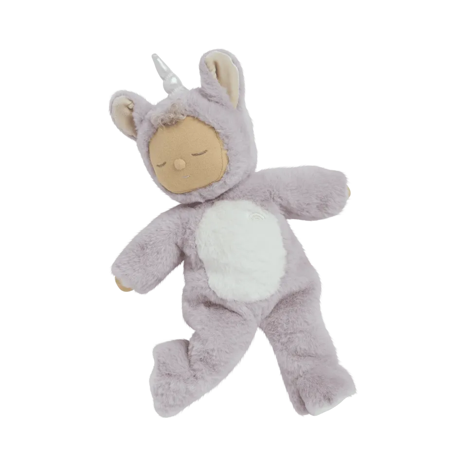 OlliElla Cozy Dinkums Unicorn Sweetpea peluche lilla 34 cm