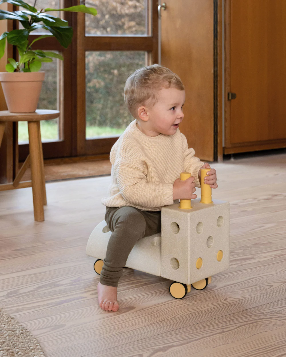 MODU Tiny Ride Sand-Honey cavalcabile blocchi 10 pezzi