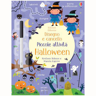 Usborne Piccole Attività Halloween libro disegno 3-6 anni
