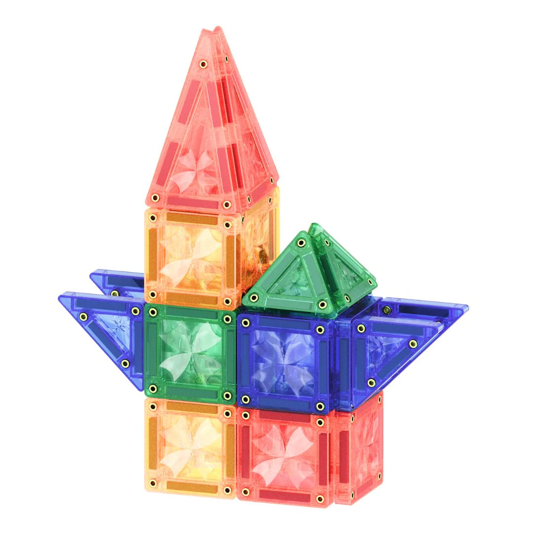 Cleverclixx Mini Tiles Pack 28 costruzioni magnetiche 28 pezzi