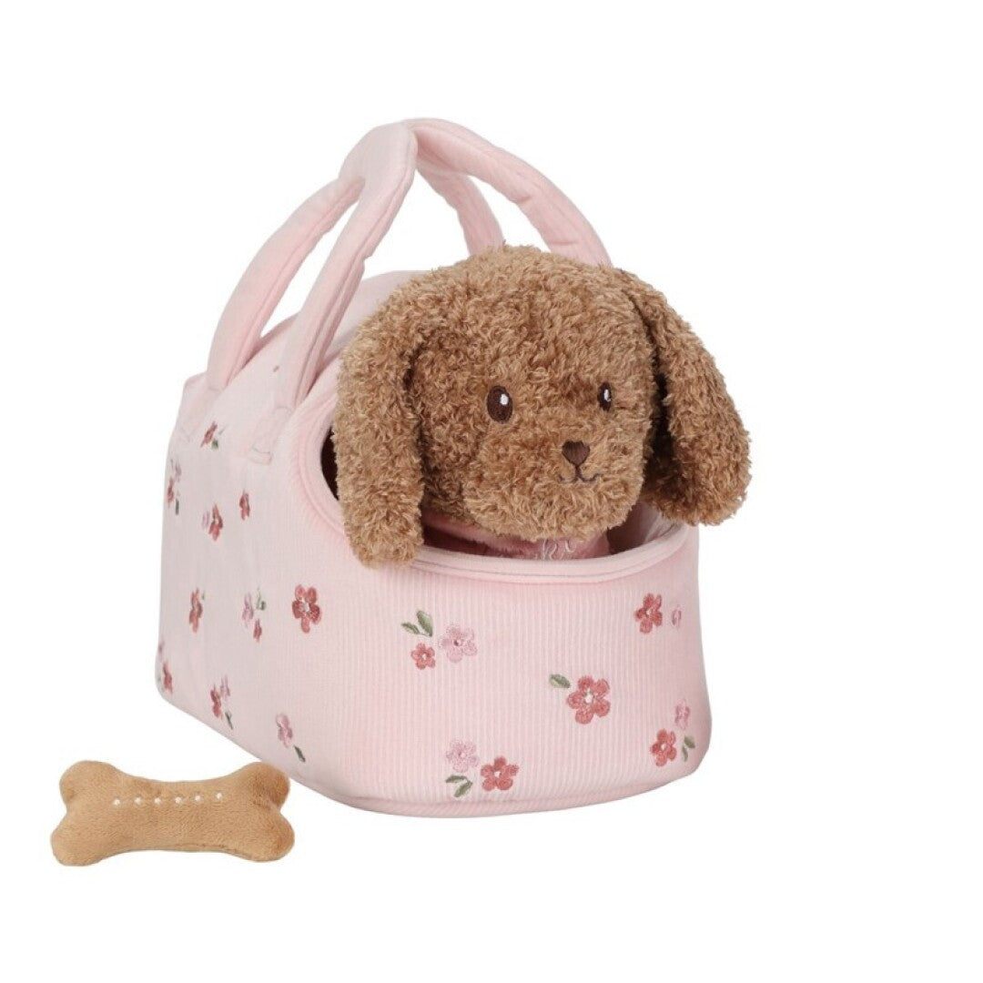 Little Dutch Jackie peluche cane con borsa fiori