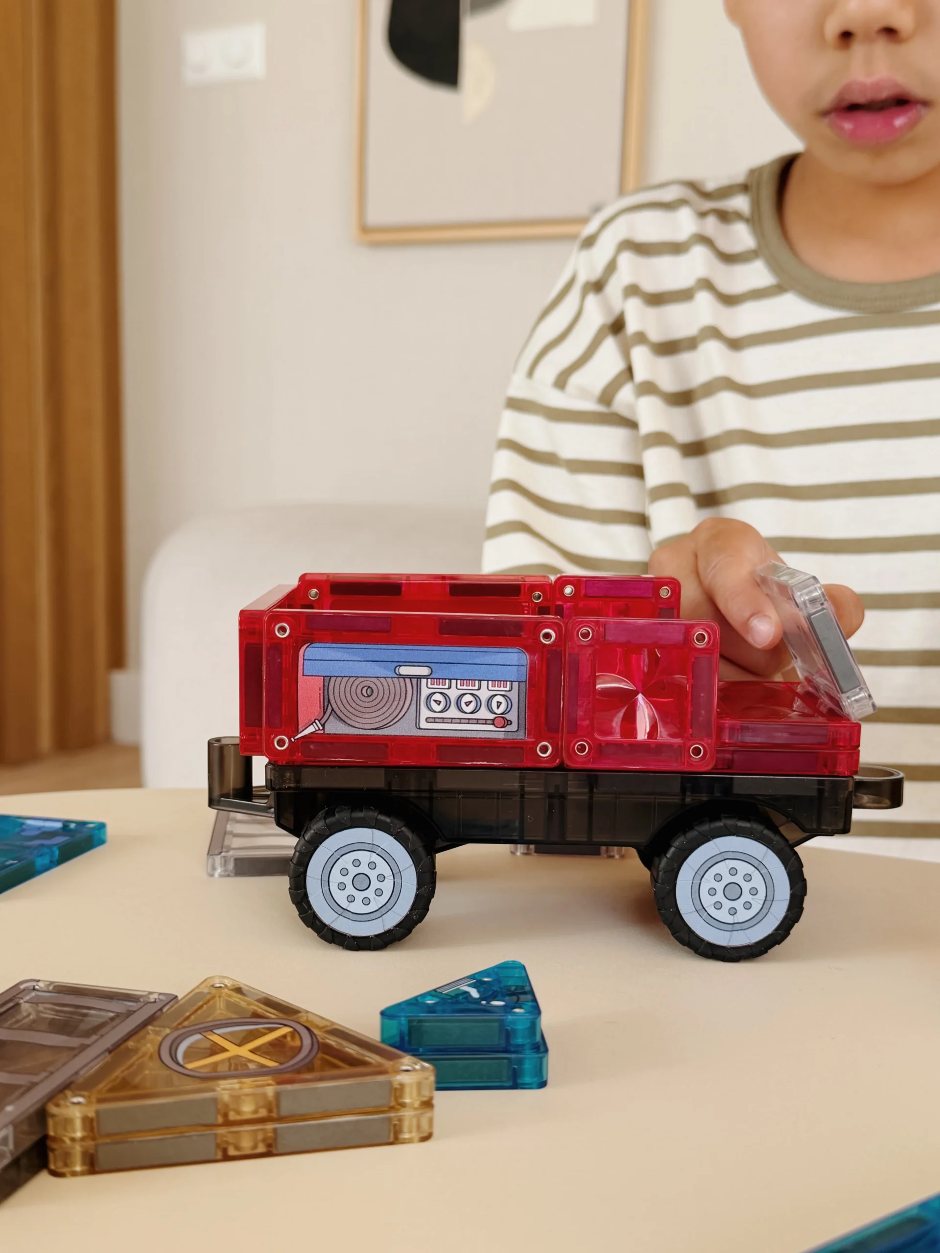 Cleverclixx Fire Rescue Pack costruzioni magnetiche 39 pezzi