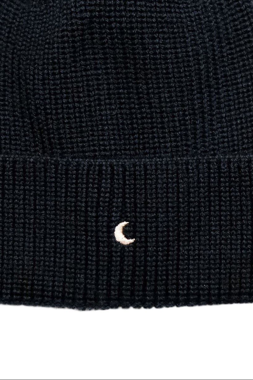 Ella and Rapha Moon cuffia blu notte lana bimbi