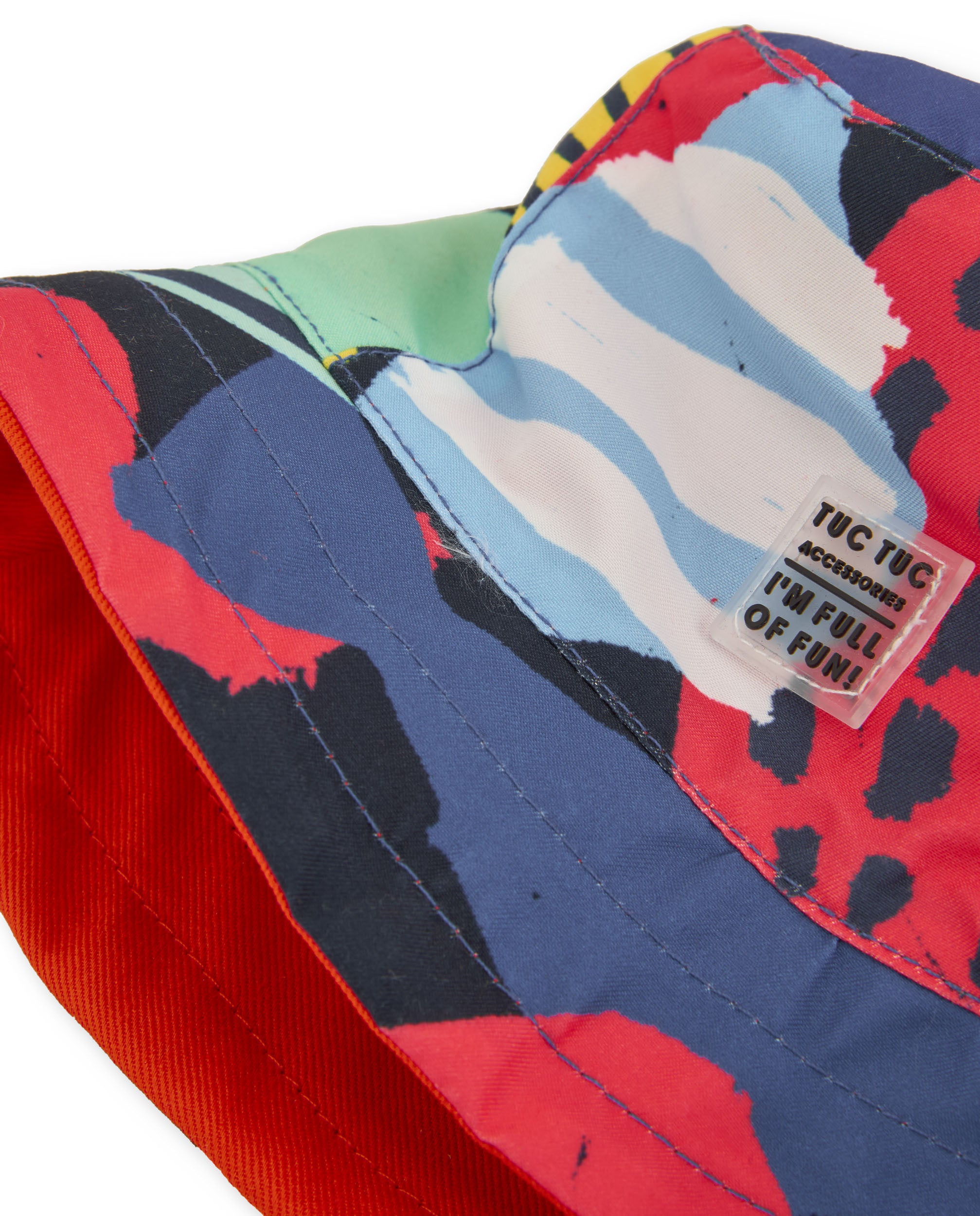 Tuc tuc berretto maglina bambino rosso reversibile
