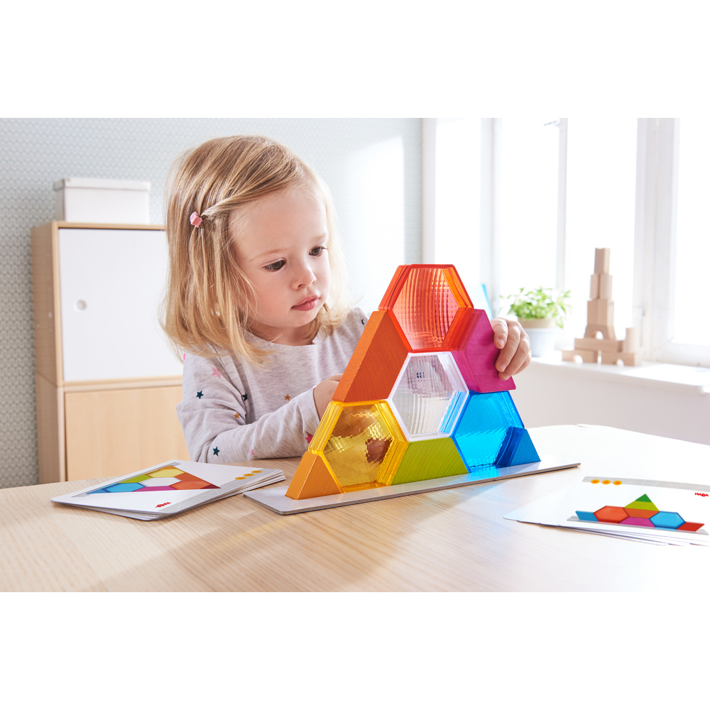 HABA Cristalli colorati gioco impilabile 14 pezzi