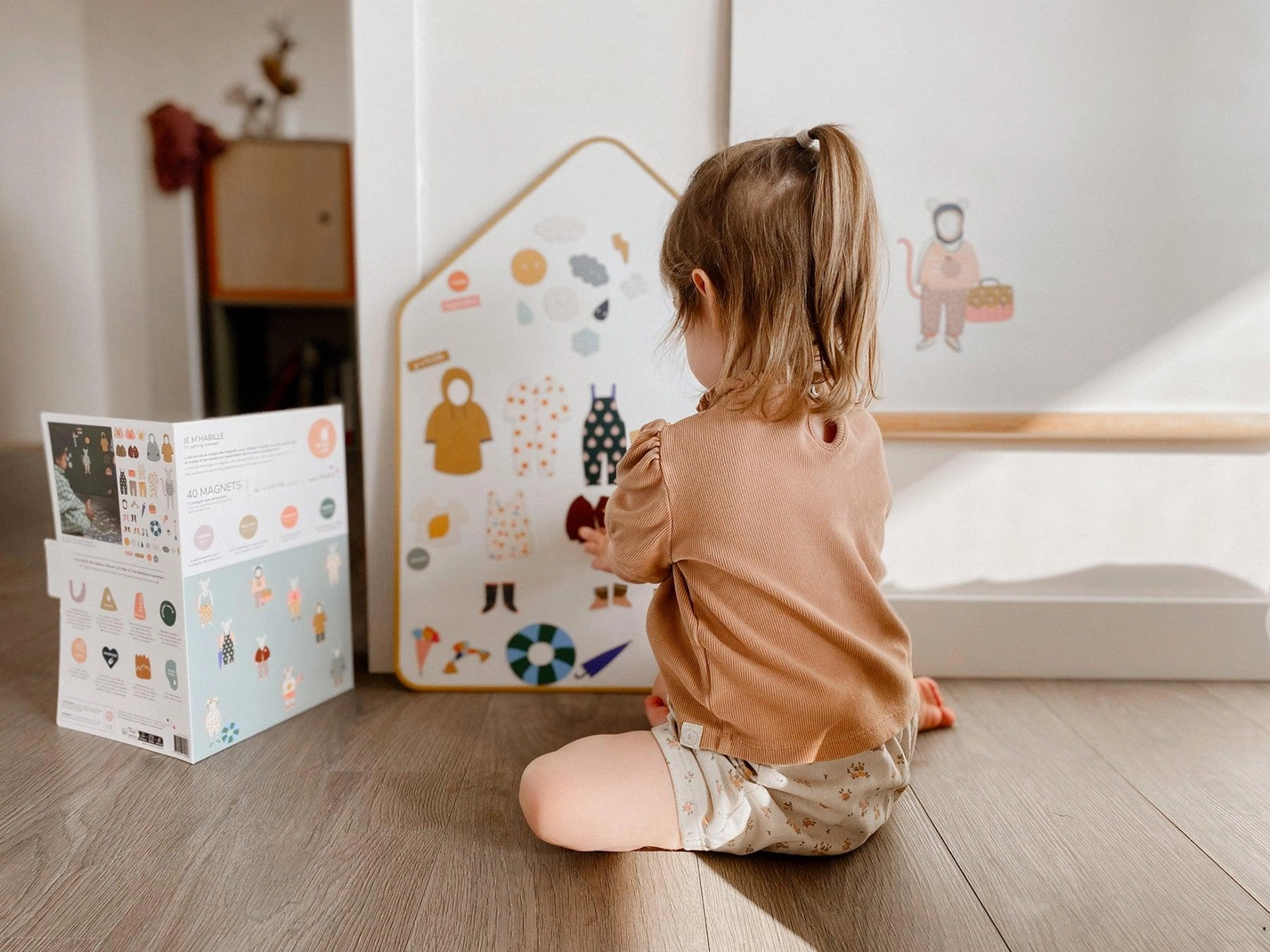 Ma Cabane à Rêves Dress Up set magneti topolino 40 pezzi
