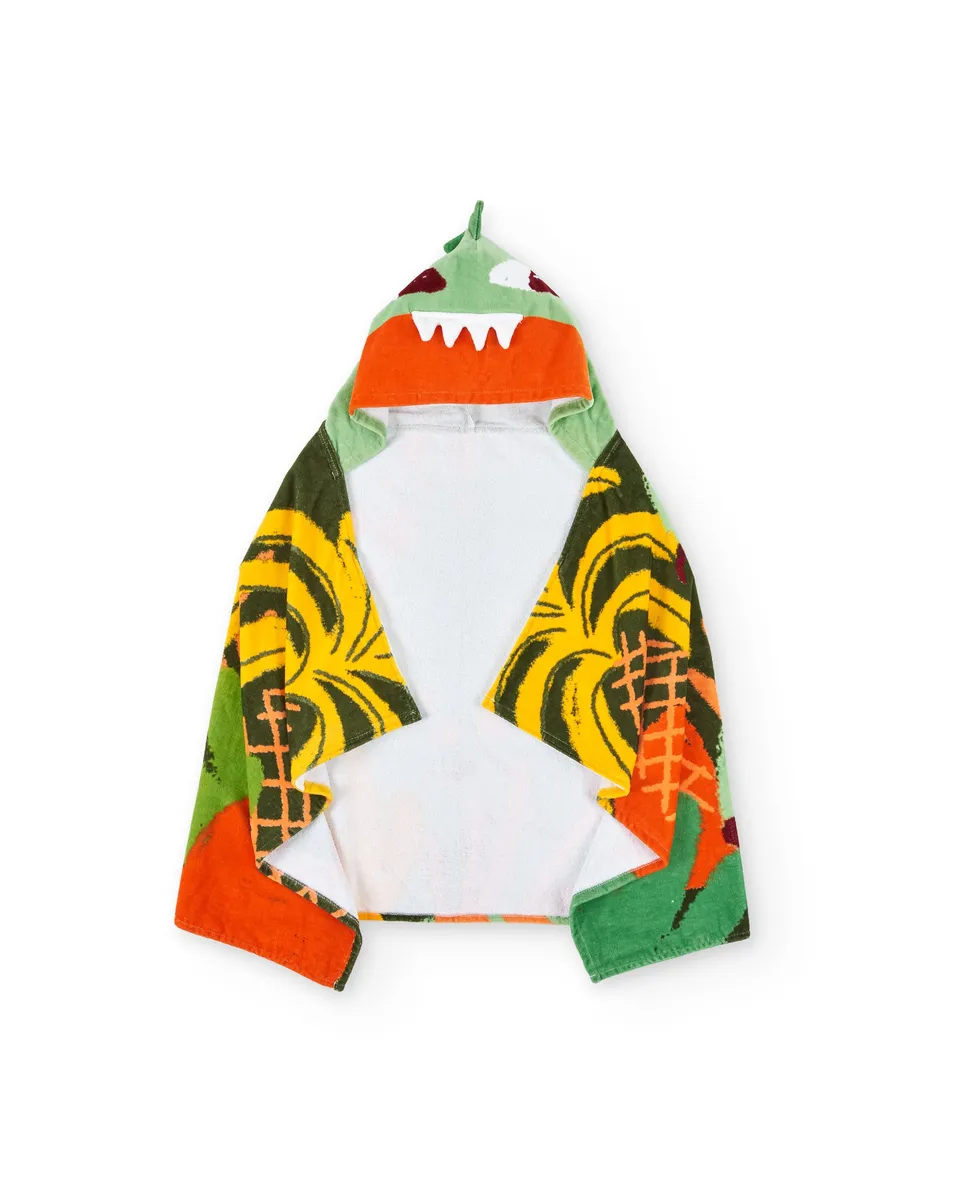 Tuc Tuc telo poncho bimbo dinosauro verde