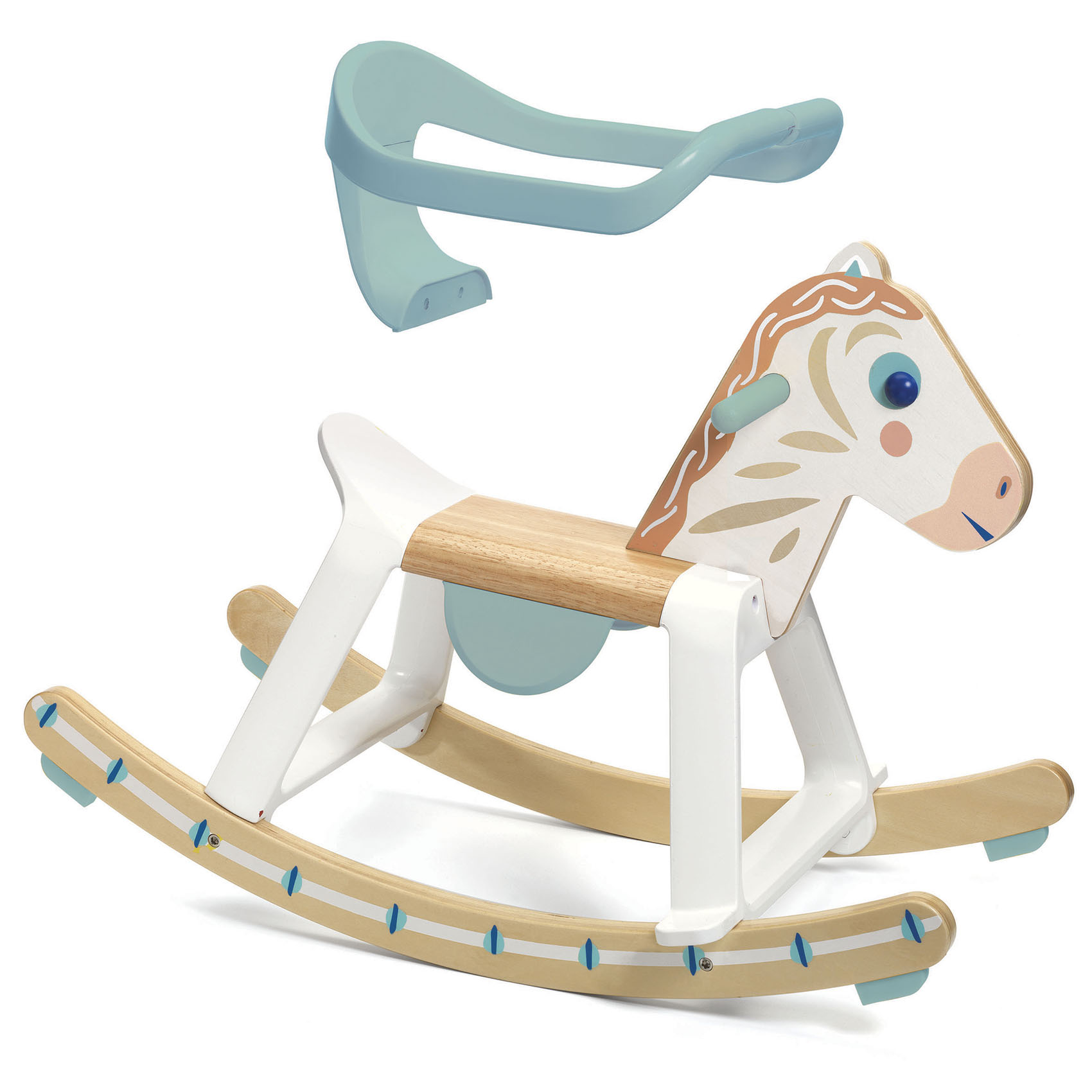 Djeco BabyCavali cavallino a dondolo legno 12 mesi