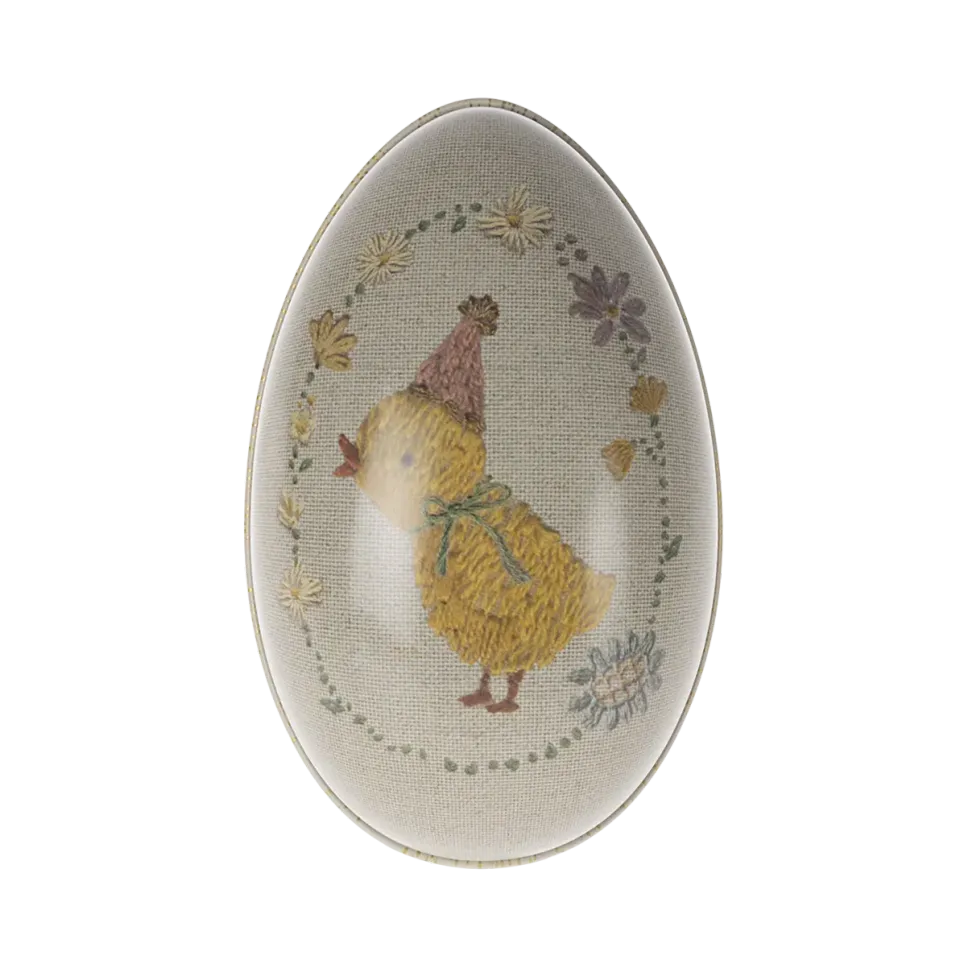 Maileg uovo di Pasqua metallo pulcino H 11 cm