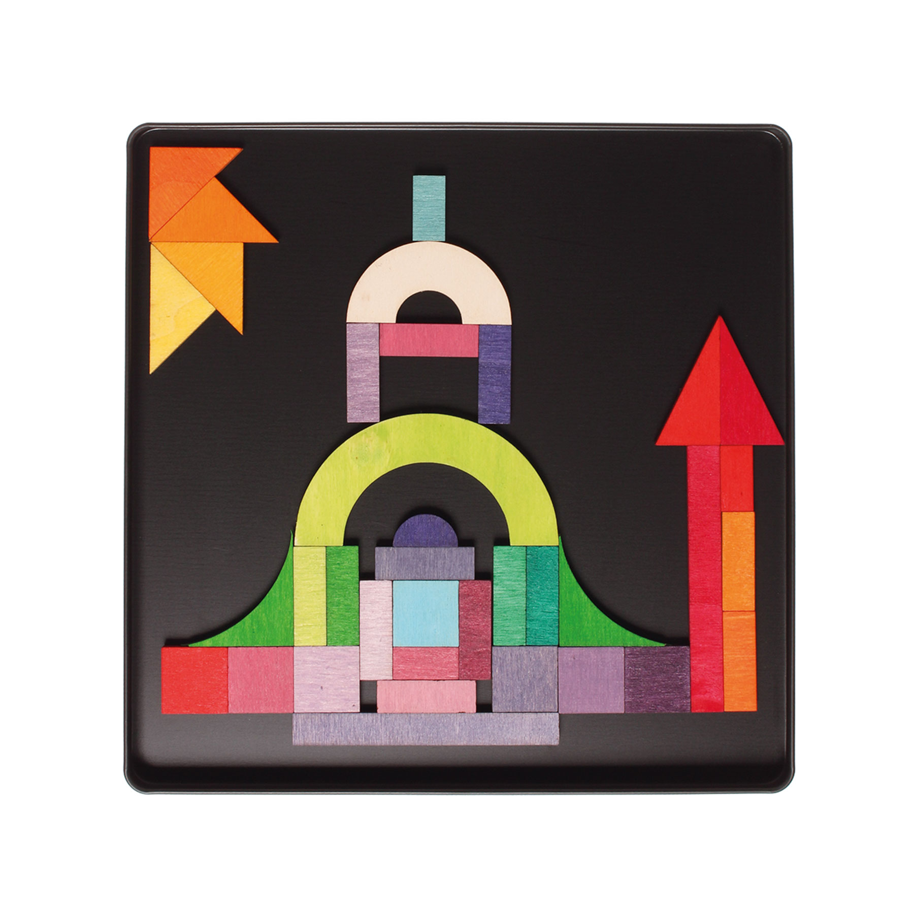 Grimm's Geo-Graphical puzzle magnetico 59 pezzi legno