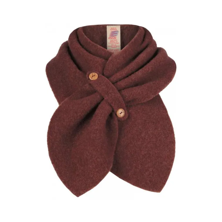 Engel Nature Zimt sciarpa pile 100% lana bimbi