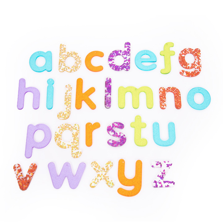 TickiT Lettere Alfabeto Acrilico Glitter Set 26 Pezzi 7 cm