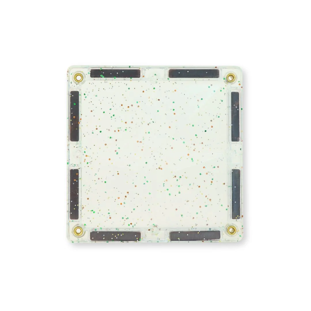 Cleverclixx Glitter Tiles 16 pezzi costruzioni magnetiche rosa
