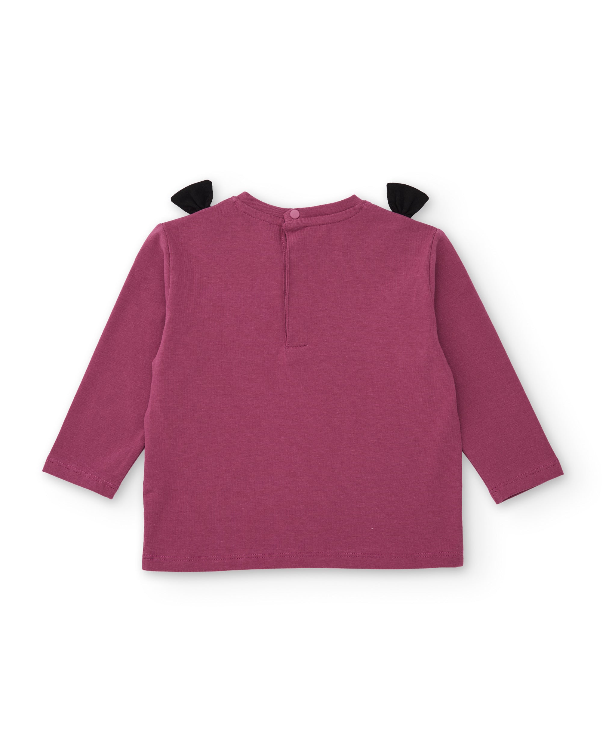 Tuc tuc maglia bambina viola maniche lunghe