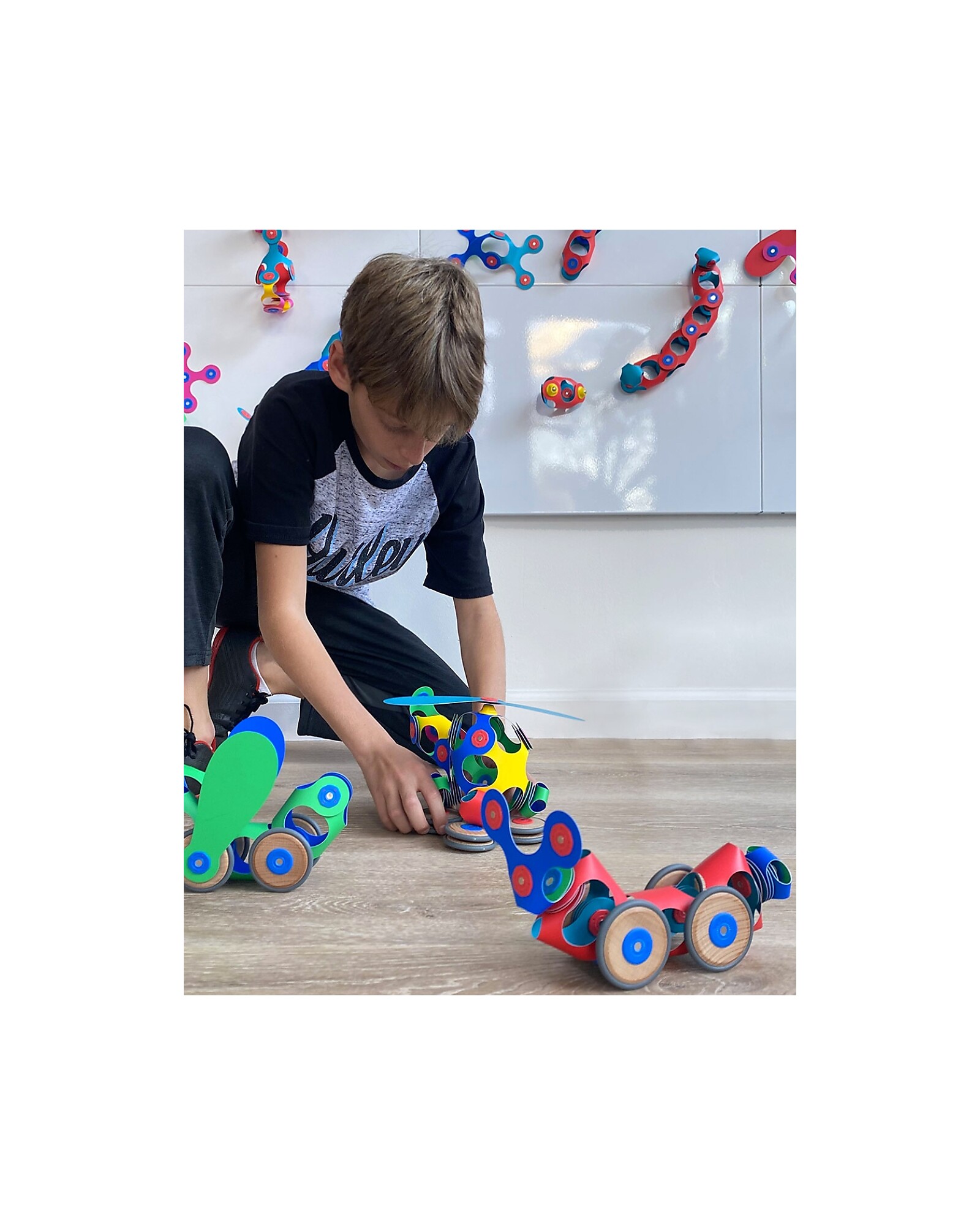 Clixo Wheel Creator Pack gioco magnetico 72 pezzi ruote